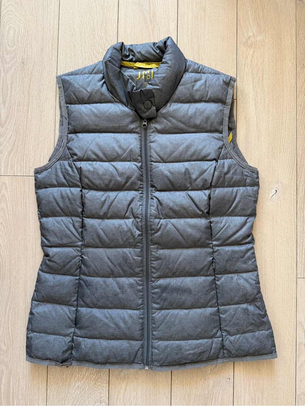 J McLaughlin Down Puffer Vest Women’s Small Gray J McL